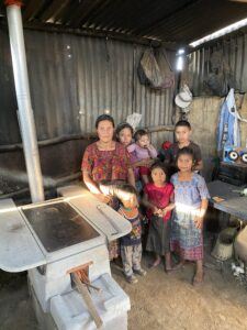 Family with new ONIL stove